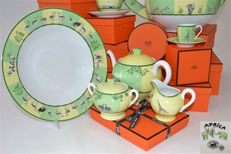 hermes fine foods|hermes dinnerware for sale.